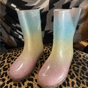 Fablkids Glitter Rain Boots